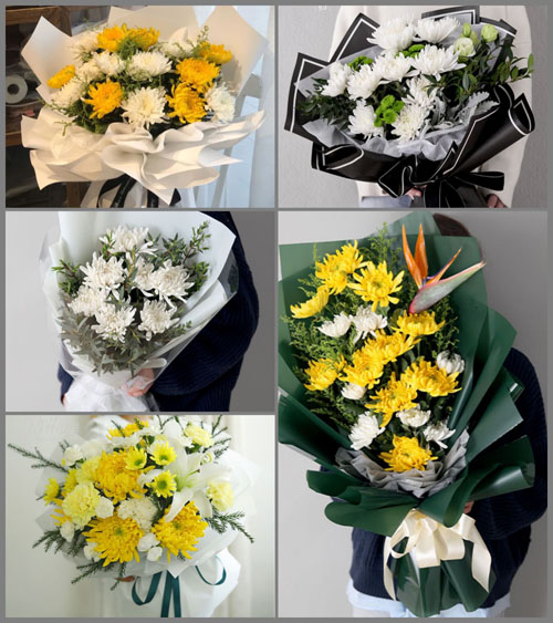 江苏连云港灌南县堆沟港镇三队村白事花束代送